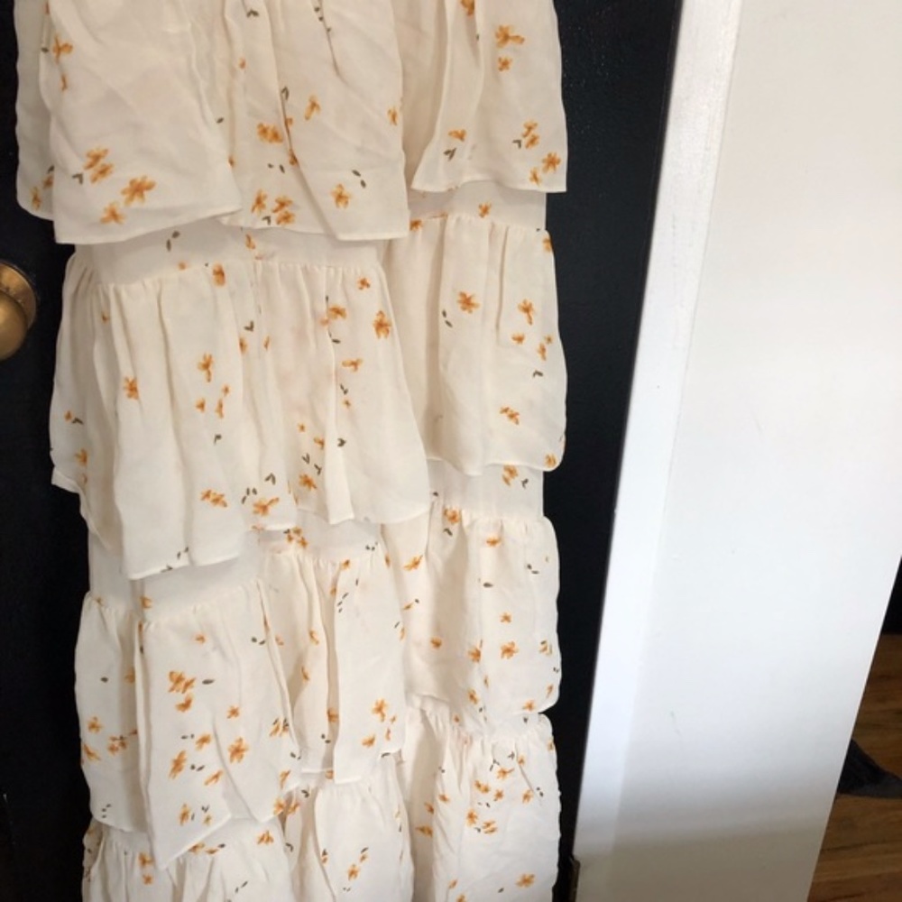 Reformation Foxglove Maxi tiered Dress- Opium - Picture 7 of 10